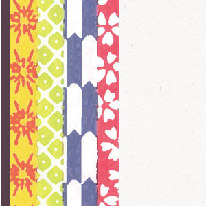 おしゃれな本の表紙のような和柄。