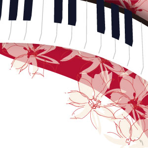 コンサート、演奏会の招待状に。