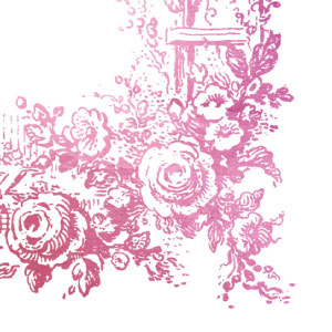 ヴィンテージな薔薇イラスト