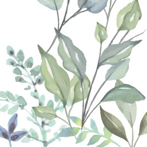 グリーンの生い茂るデザイン